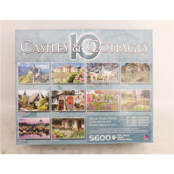 CASTLE & COTTAGES PUZZLES (PIECES SEALED)