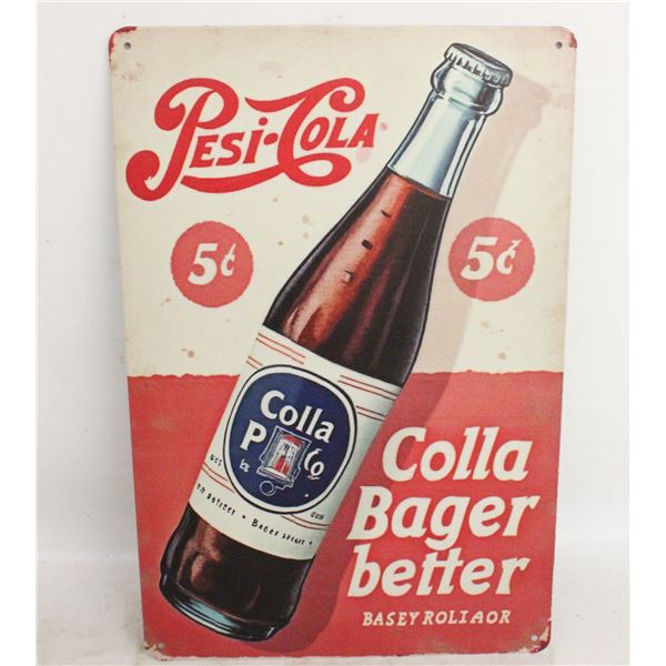 METAL COLA SIGN