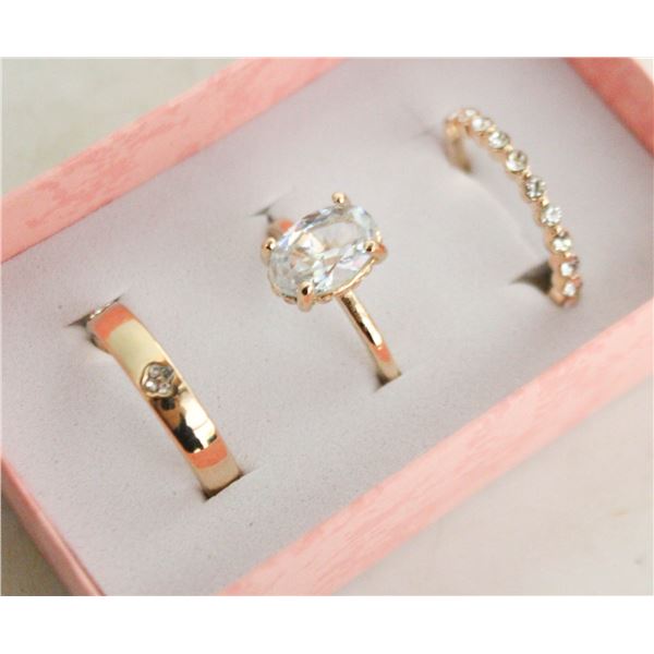 NEW 3PCS/SET RING SET SZ9