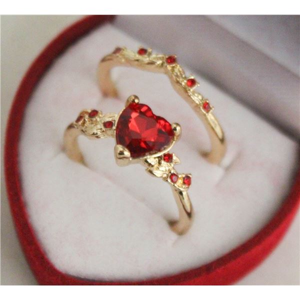 NEW 2PCS/SET RING SET SZ9