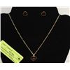 Image 1 : NEW JEWELRY DISPLAY W/NECKLACE+EARRING