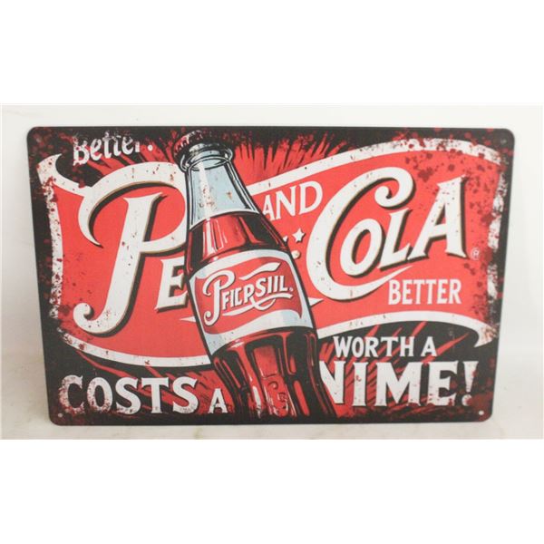 METAL COLA SIGN