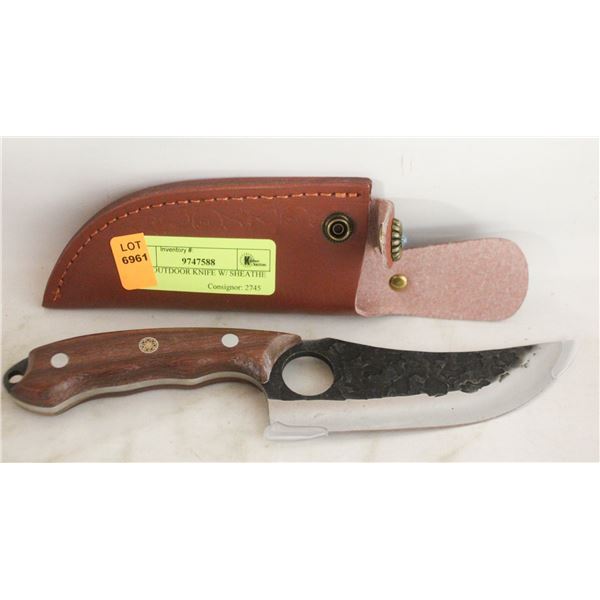 NEW OUTDOOR KNIFE W/ SHEATHE