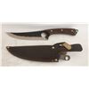 Image 1 : NEW VIKING STYLE FILLET BLACK STEEL KNIFE