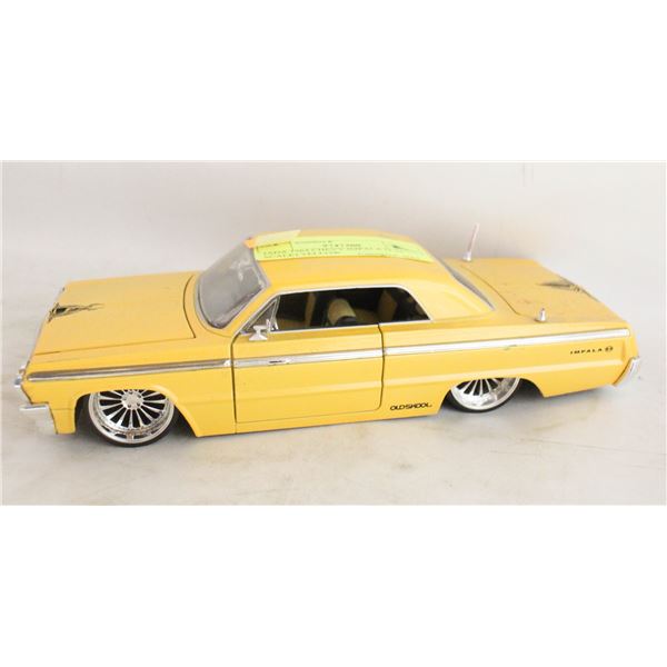JADA 1964 CHEVY IMPALA (1:24 SCALE) YELLOW