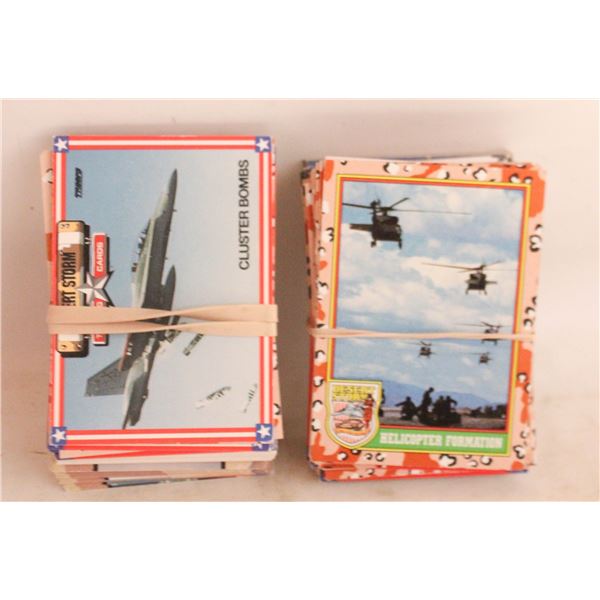 100 X 1990S MILITARY CARDS