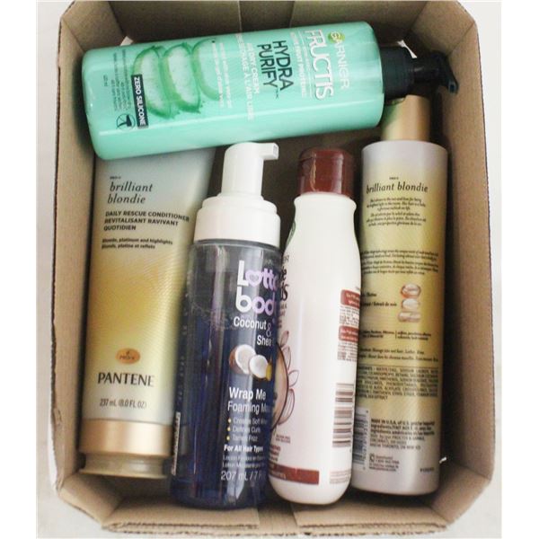 (5) ASSORTED FULL SZ SHAMPOO/CONDITIONER FRUCTIS,