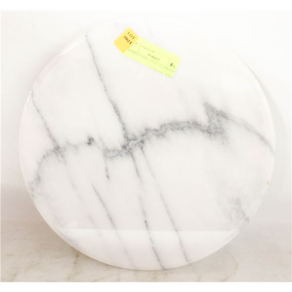 MARBLE LAZY SUSAN 12" SERVER