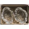 Image 1 : VINTAGE 2 CRYSTAL ASHTRAY'S