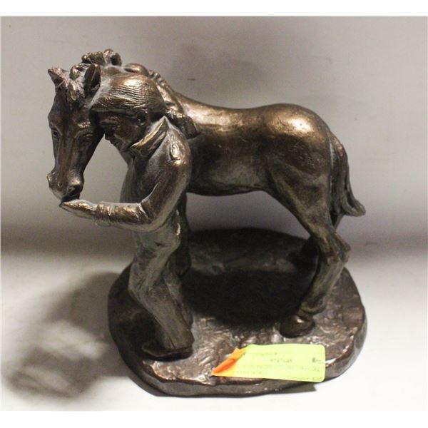 AUSTIN PRODUCTIONS 1980 GIRL WITH HORSE