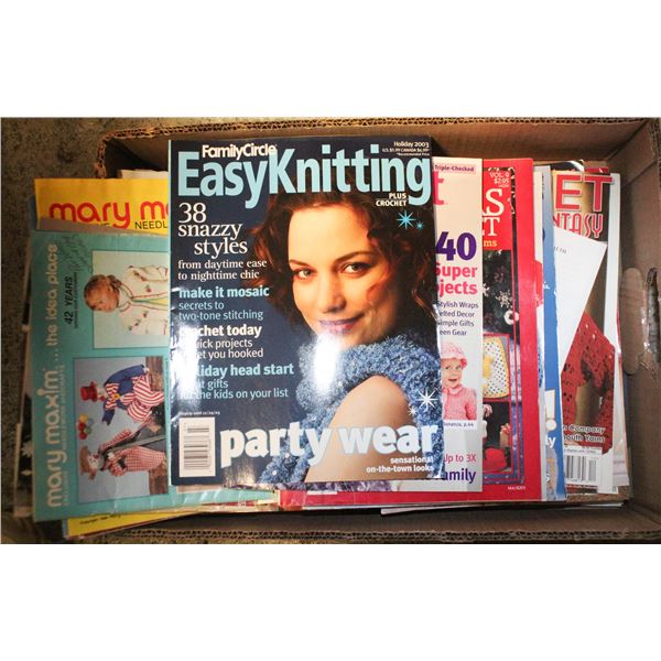 BOX KNITTING & CROCHET MAGAZINES