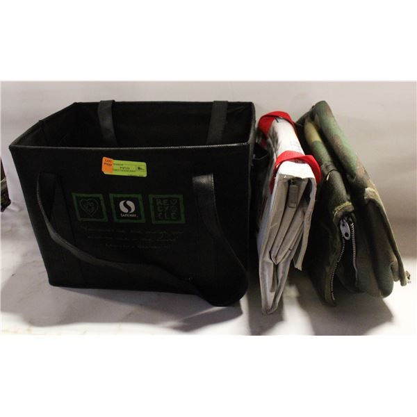3 FOLDABLE COOLER BAGS