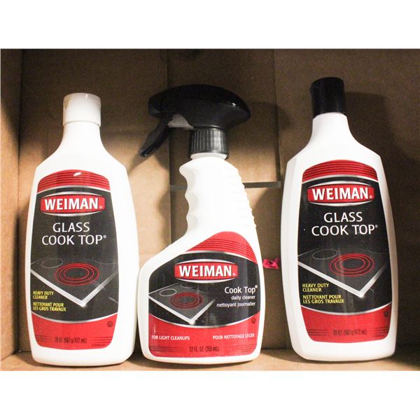 WEIDMAN GLASS TOP CLEANER - NEW