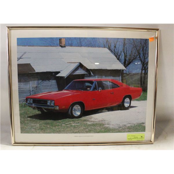 FRAMED CHARGER 500 16 INCHES X 20 INCHES