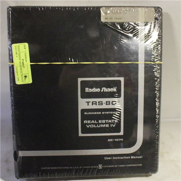 RADIO SHACK TRS-80 REAL ESTATE VOLUME V