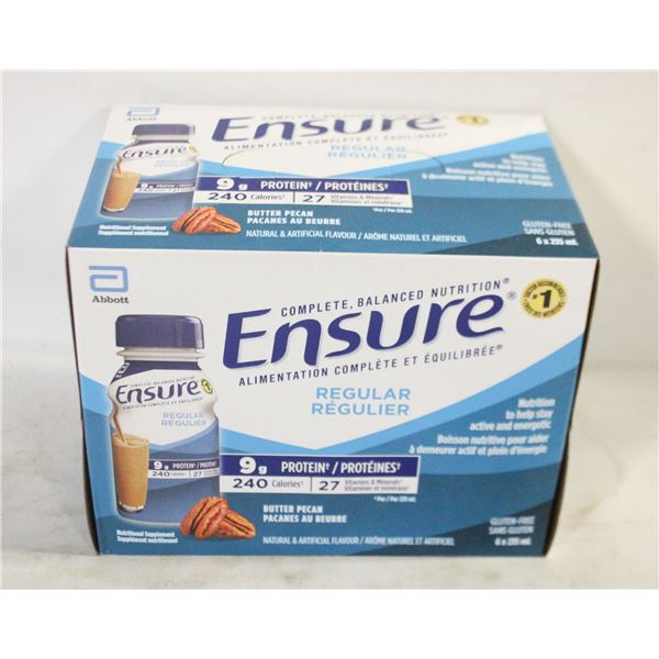 CASE OF ENSURE 6 X 235 ML BUTTERSCOTCH