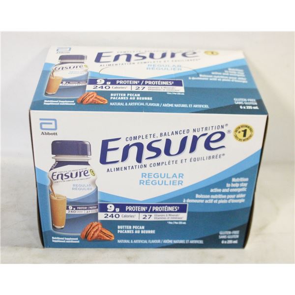 CASE OF ENSURE 6 X 235 ML BUTTERSCOTCH