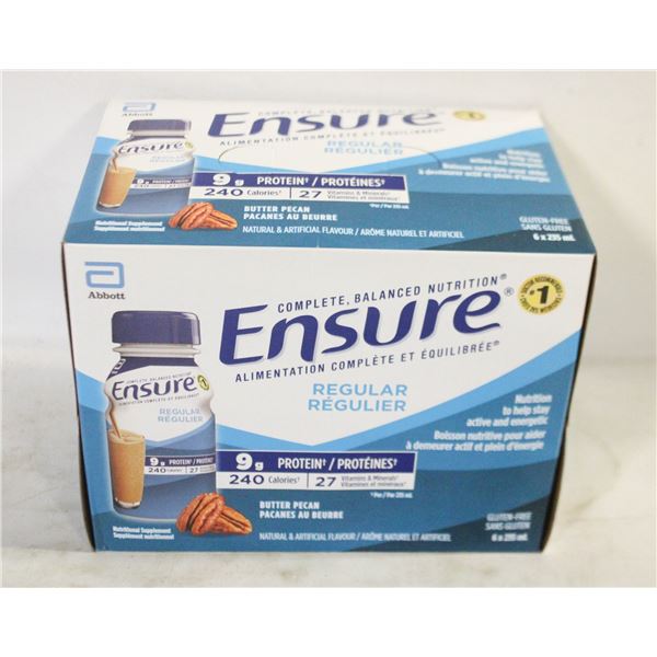 CASE OF ENSURE 6 X 235 ML BUTTERSCOTCH