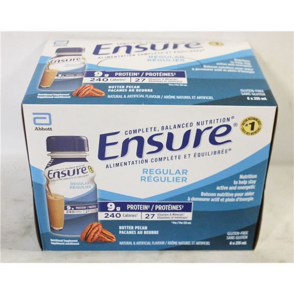 CASE OF ENSURE 6 X 235 ML BUTTERSCOTCH