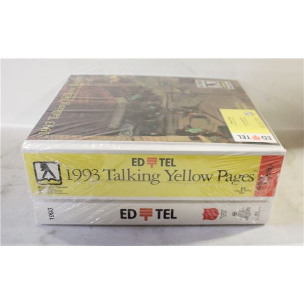 VINTAGE EDMONTON 1993 PHONE BOOK SET HARDCOVER