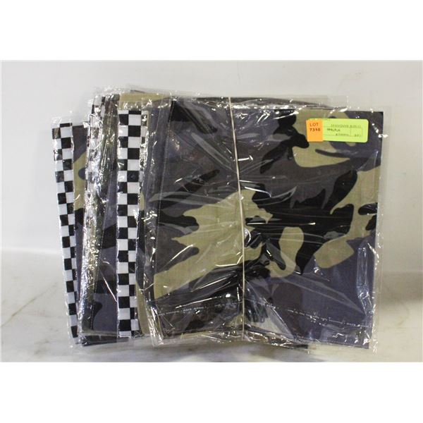 15 NEW BANDANAS