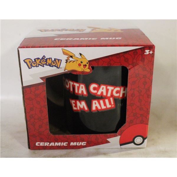 POKEMON CERAMIC MUG + POKEMON HAT