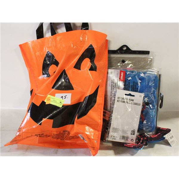 HALLOWEEN ACCESSORY LOT WIG MARVEL