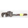 Image 1 : 3 VINTAGE FORGE STEEL PIPE WRENCHES