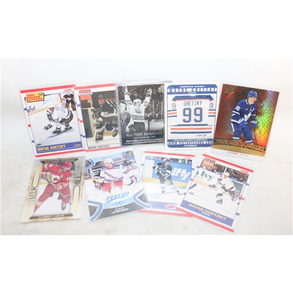 9 HOCKEY CARDS LOT 5 VINTAGE WAYNE
