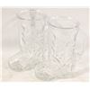 Image 1 : VINTAGE GLASS COWBOY BOOT MUG