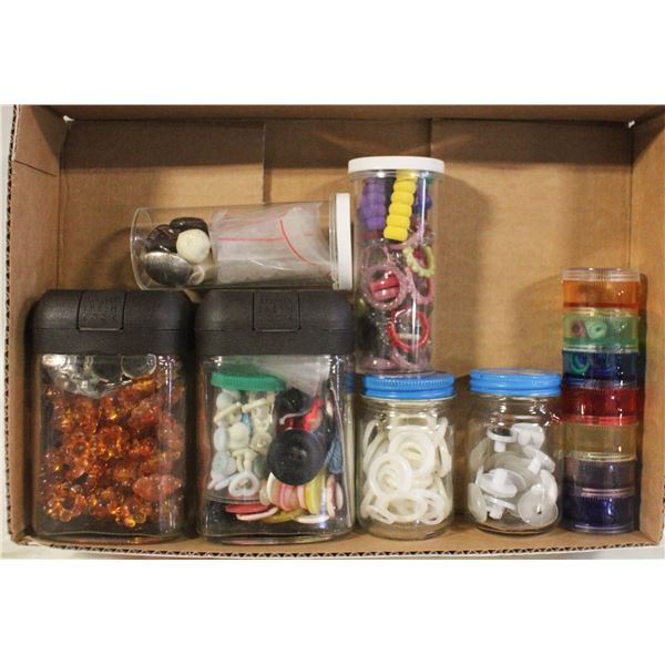 VINTAGE BUTTONS & CRAFT ITEMS