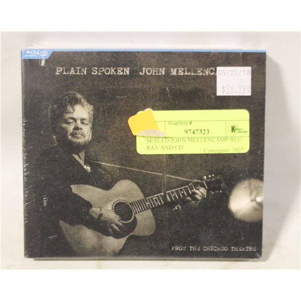 SEALED JOHN MELLENCAMP BLU RAY AND CD