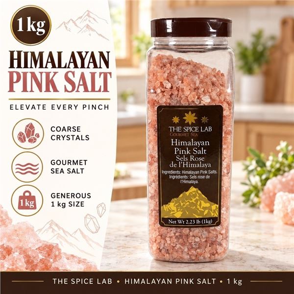 THE SPICE LAB HIMALAYAN PINK SALT 1KG
