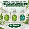 Image 1 : 3 COMPLIMENTS ALOE VERA HAND SOAP 340ML