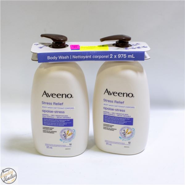 2 PK AVEENO STRESS RELIEF BODY WASH FOR SENSITIVE