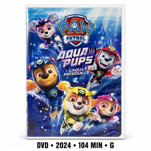 NEW DVD "PAW PATROL: AQUA PUPS" 2024