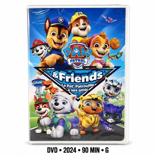 NEW DVD "PAW PATROL & FRIENDS" 2024