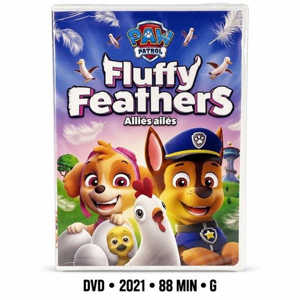 NEW DVD "PAW PATROL: FLUFFY FEATHERS" 2021