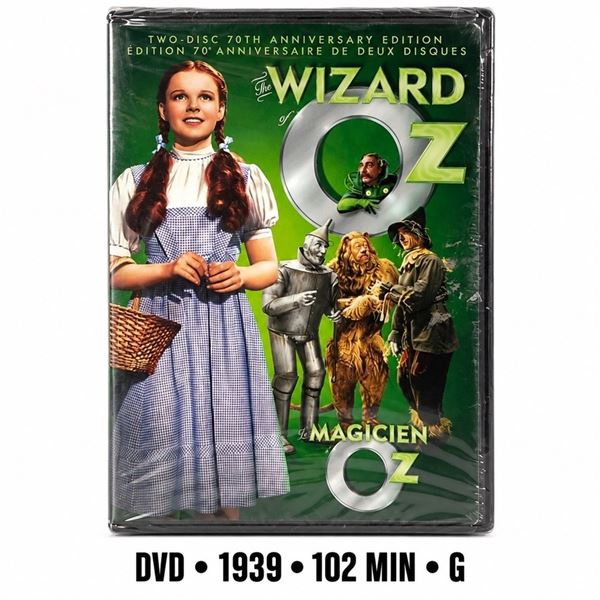 NEW DVD "THE WIZARD OF OZ" 70TH ANNIV. 1939