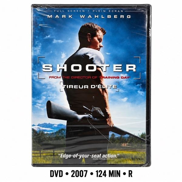 NEW DVD "SHOOTER" ACTION THRILLER 2007