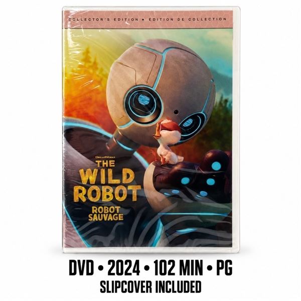 NEW DVD "THE WILD ROBOT" ANIMATED 2024
