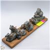 Image 1 : VINTAGE WOLF ORIGINAL SCULPTURE