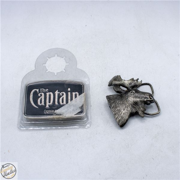 BOX WITH NEW CAPTAIN MORGAN AND MOOSE