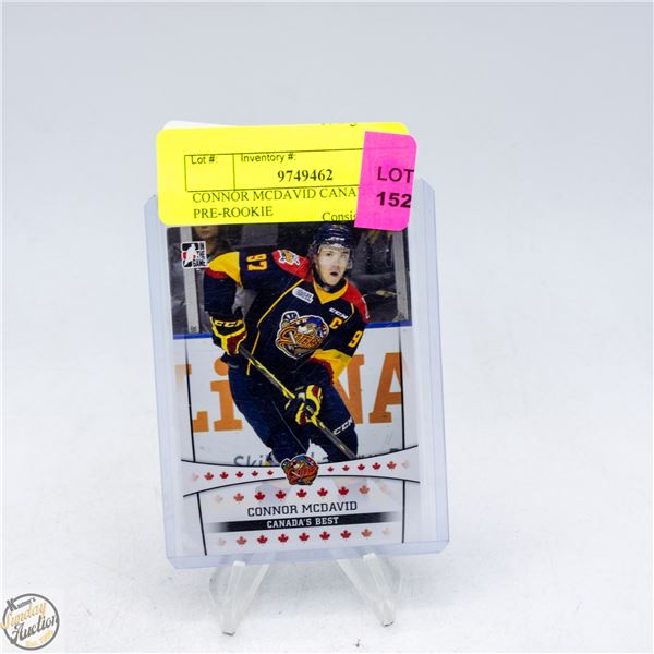 CONNOR MCDAVID CANADAS BEST PRE-ROOKIE