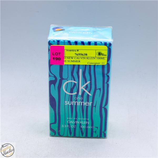 BRAND NEW CALVIN KLEIN 100ML CK ONE SUMMER