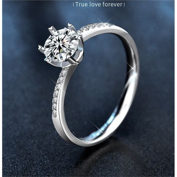 1 CT GRA CERTIFIED ROUND BRILLIANT MOISSANITE