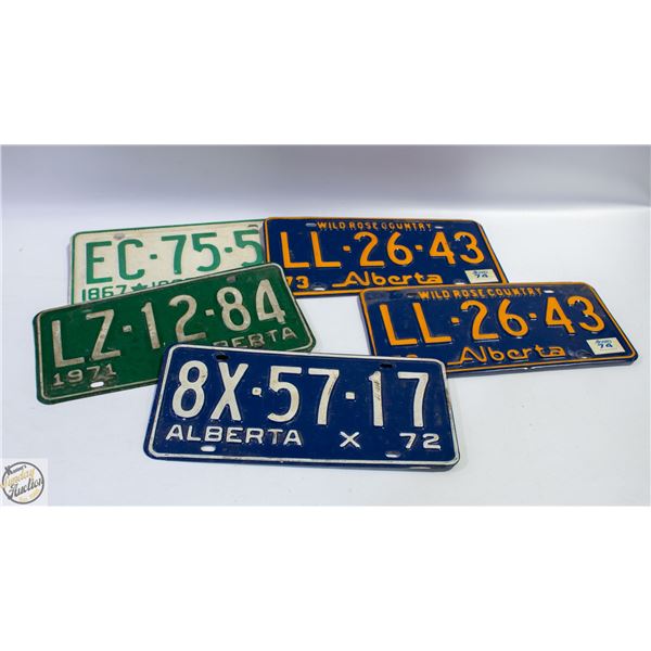 ESTATE (X5) VINTAGE ALBERTA LICENSE