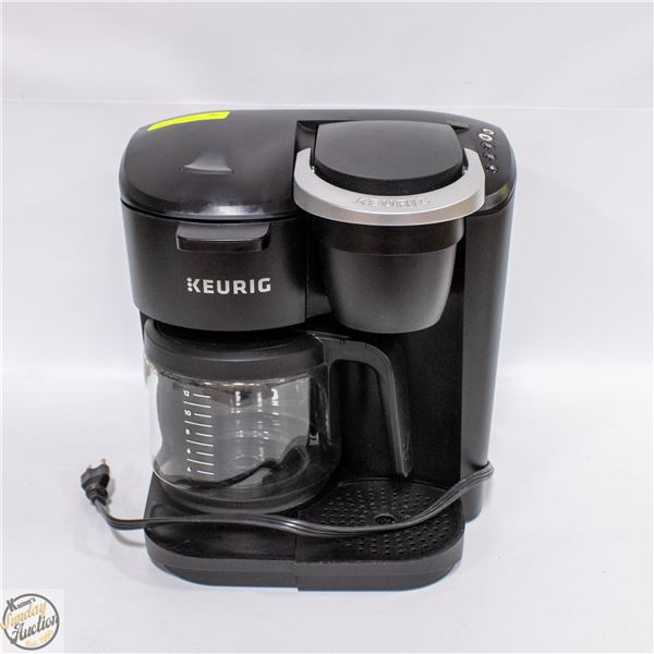 KEURIG K-DUO SINGLE SERVE K-CUP POD AND