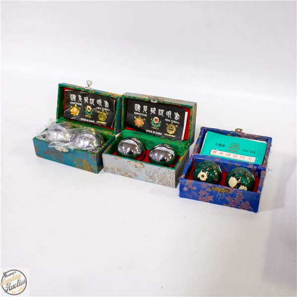 VINTAGE (X3) SETS CHINESE THERAPY