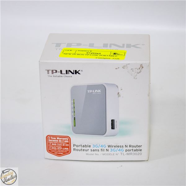 NEW IN BOX TP-LINK PORTABLE